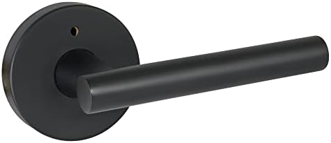 Design House Eastport 582635 Door Lever Lock Matte Black