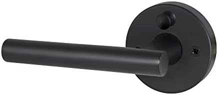 Design House Eastport 582635 Door Lever Lock Matte Black