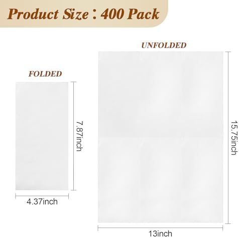 Elegant Soft 400-Pack Disposable Napkins