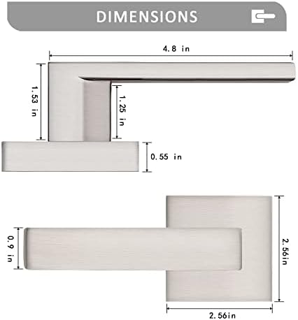 Probrico Contemporary Dummy Door Handle