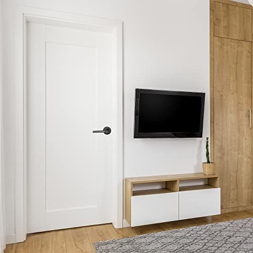 Design House Eastport 582635 Door Lever Lock Matte Black