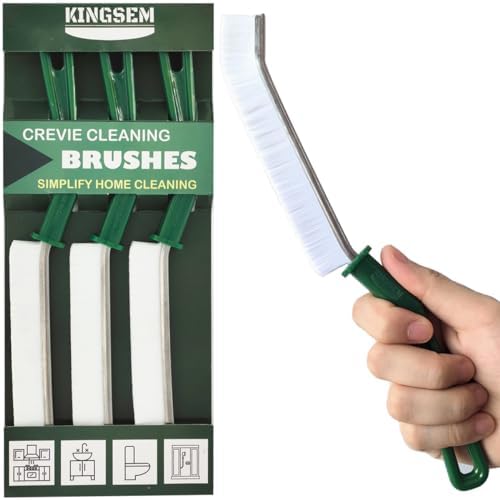 Kingsem Crevice Cleaning Brush Set Professional Quality Durable Robust Design